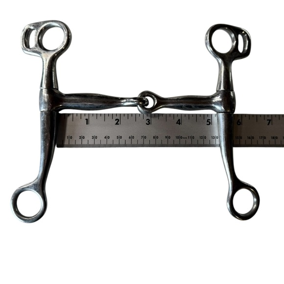 Snaffle With Shanks Horse Bit - Picture 3 of 4